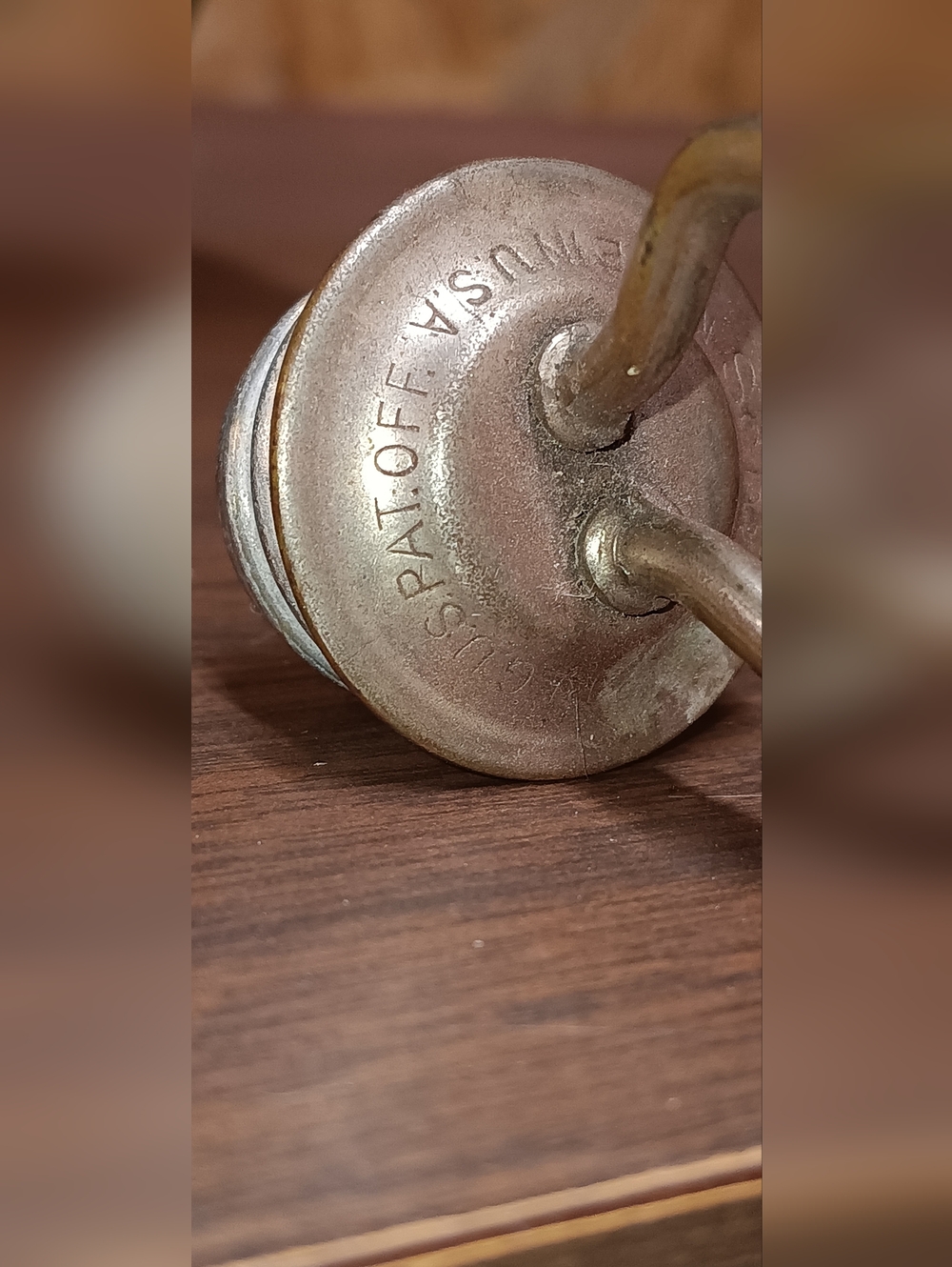 World War 1 Era Vintage-Style Round Metal Flask in Silver - Picture 14 of 16